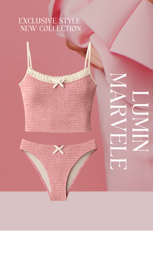 Lumin Marvelle SoleilFlora Halter Tankini Set
